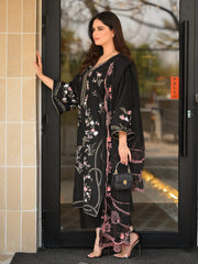Haniya Embroiderd 3pc - Lawn