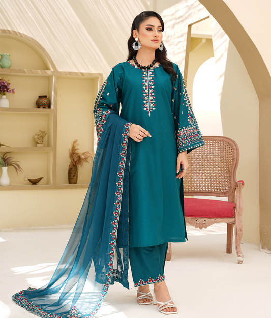 Anaya – Embroidered 3-Piece