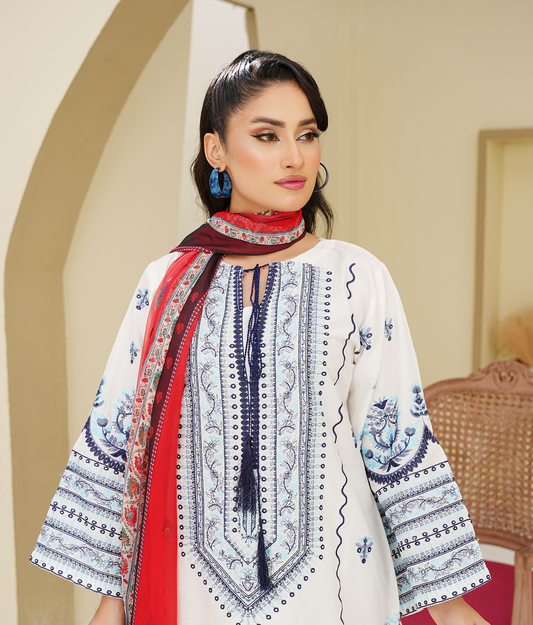 Jasmine – Embroidered 3-Piece