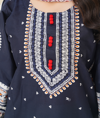 Royal – Embroidered 3-Piece