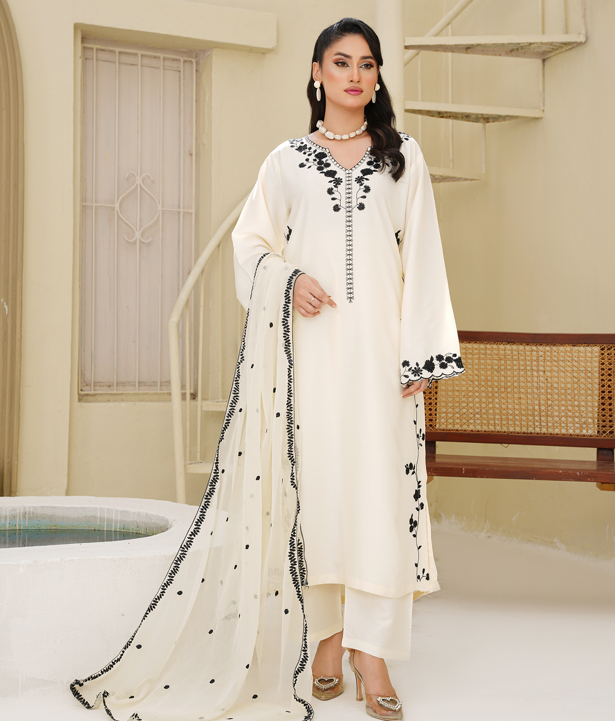 Sajal – Embroidered 3-Piece