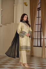 Sandstone 3Pc - Embroidered Festive Pret